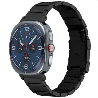 Accezz Mat Titanium bandje voor de Samsung Galaxy Watch Ultra 2 (2026) / Ultra (2024/2025) - Zwart