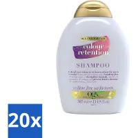 OGX 20 x - Colour Retention - Shampoo - Voor Gekleurd Haar - 385 ml - Kleurbehoud - Gekleurd Haar - Haarkleur - Haarschade - UV Bescherming