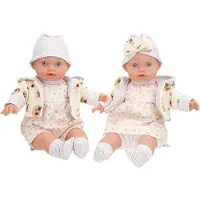 Colorbaby 39177 Sweet Soft Body 32cm Set Doll Beige Kinderen