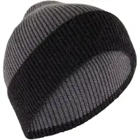 P.A.C. - Blocwul Beanie - Muts One Size, zwart/grijs