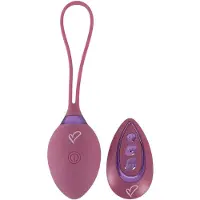 Beau Coeur Rovana - afstandsbedienbare vibratie-ei - paars