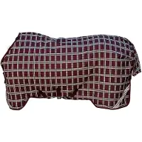 Kentucky Horsewear Horsewear - Winterdeken All weather waterdicht comfort bordeaux check printing 165-7'3 0 g