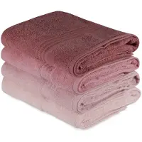 Wellhome Badhanddoek 70x140 Cm 4 Eenheden