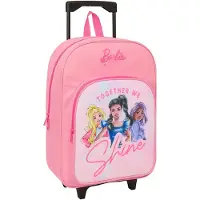 Safta Barbie 21l 32x42x14 Cm Wheeled Backpack Roze Kinderen