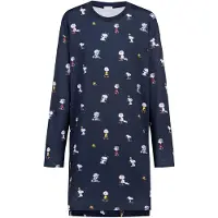 Mey Lange mouwen nachthemd Serie x Peanuts Yacht Blue | Maat S