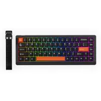 EPOMAKER HE68 Lite - Hall Effect - 8000hz - Magnetisch Toetsenbord - RGB - 65% - QWERTY - Gaming Keyboard - Clear Mag Switch - Zwart