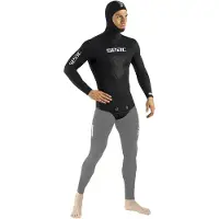 Seac Sub Black Shark Open Cell 7 Mm Spearfishing Jacket Zwart XL Man