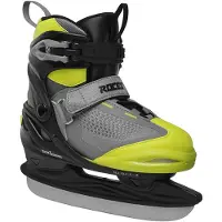 Roces - Moody Ice X Boy - Verstelbare Schaatsen - Schaatsen Kinderen - Zwart Groen - Extra Enkelsteun & Comfort Fit - Maat 30-35