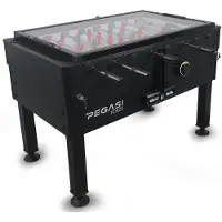Pegasi Voetbaltafel | Forza Premium Black | Glasplaat | Cashless