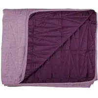BBK Michelle dubbelzijdige sprei 200x220 cm - bordeaux/lila