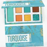 BH Cosmetics Turquoise Oogschaduwpalette – 6 Kleuren