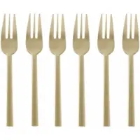 Sambonet Taartvork Neutra Antique PVD Champagne Gift Pack (Set van 6)