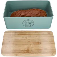 MamboCat Brottopf FRESH Mint van metaal & bamboe – 10890