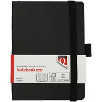 Quantore Notitieboek A6 flex lijn 192blz 80gr zwart
