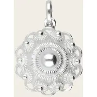 MOOYE ® - Collectie Zilveren Zeeuwse knop knoop 18 mm. ketting hanger