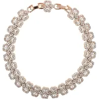 NAEMI Armband rose-goud / transparant