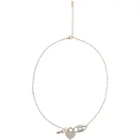 NAEMI Ketting rose-goud / transparant