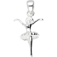 MOOYE ® - Collectie Zilveren Balletdanseres kettinghanger