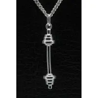 MOOYE ® - Collectie Zilveren Halter ketting hanger - middel