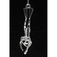 MOOYE ® - Collectie Zilveren Duiker ketting hanger - detail