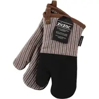 Ziczac Ovenwant Venton Dark Taupe (Set van 2)