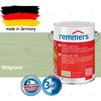 Remmers HK-Lazuur 3in1 Witgroen 2,5L – Premium Houtbeschermingsbeits voor Buiten – Oplosmiddelhoudend – UV- & Vochtwerend – Impregneer, Grondlaag & Beits in Eén