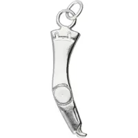 MOOYE ® - Collectie Zilveren Tapijtsnijder Stanleymes kettinghanger