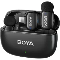 Boya Mini 2 Zwart voor Lightning