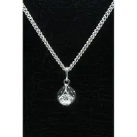 MOOYE ® - Collectie Zilveren Dobbelsteen ketting hanger - middel