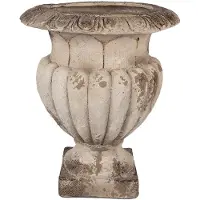 Clayre & Eef Bloempot Ø 30x35 cm Beige Keramiek