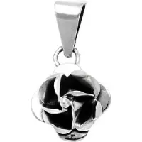 MOOYE ® - Collectie Zilveren Roos klein kettinghanger