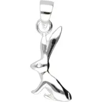 MOOYE ® - Collectie Zilveren Haasje abstract kettinghanger