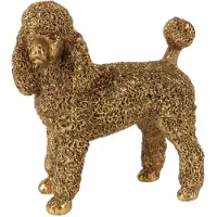 Baroque Beeld Poedel 12,5 cm - Goud - Resin