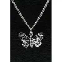 MOOYE ® - Collectie Zilveren Vlinder ketting hanger - 3