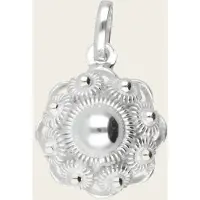MOOYE ® - Collectie Zilveren Zeeuwse knop knoop 14 mm. ketting hanger
