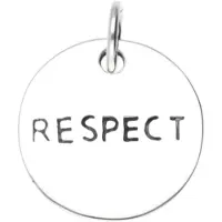 MOOYE ® - Collectie Zilveren Respect kettinghanger