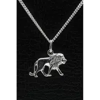 MOOYE ® - Collectie Zilveren Leeuw ketting hanger