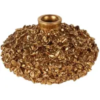 Baroque - Vaas - Vaas Bloemen 7,8 cm - Goud - Resin - 7.8x13x13 - Polyresin