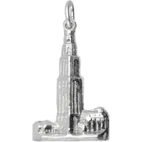 MOOYE ® - Collectie Zilveren Martini toren in Groningen kettinghanger