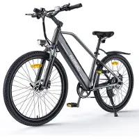 HillMiles MileTrail 1 E-Bike - 26 inch - 80km actieradius - 250W motor - grijs