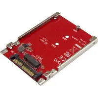 StarTech.com M.2 Drive naar U.2 (SFF-8639) Host Adapter voor M.2 PCIe NVMe SSDs M.2 interface-adapter M.2 Kaart U.2 rood