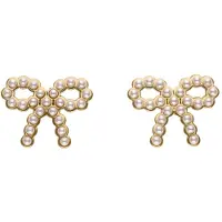 NAEMI Oorbellen goud / wit
