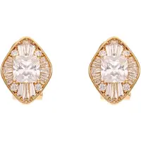 NAEMI Oorbellen goud / transparant