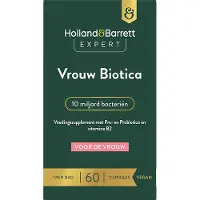 Holland & Barrett 1+1 gratis | Expert Vrouw Biotica - 60 capsules