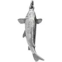 MOOYE ® - Collectie Zilveren Koi Karper kettinghanger
