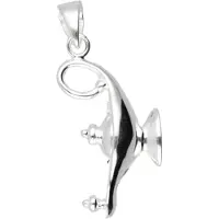 MOOYE ® - Collectie Zilveren Olielamp Aladdin kettinghanger