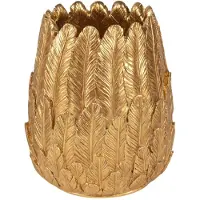 Baroque - Vaas - Vaas Veren 15 cm - Goud - Resin - 15x12.5x12.5 - Polyresin