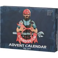 Comfort Essentials Sokken Heren - Adventskalender - 12 Paar - Handyman Klusser Giftbox - Maat 42-47 - Adventkalender Heren