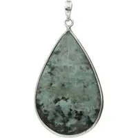 MOOYE ® - Collectie Zilveren Turkoois Turquoise edelsteen druppel middel facet geslepen hanger