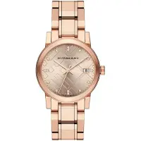 Burberry BU9033 The City Yellow Gold Unisex Watch